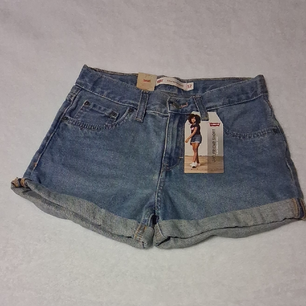 Levi's Kids Blue Denim Shorts